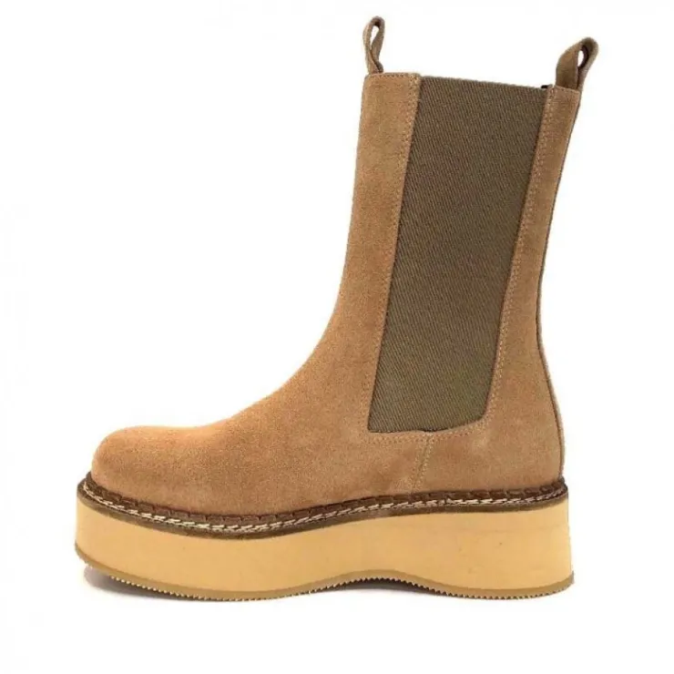 Paloma Barcelo Eerin Daim Nocciolata*Femme Bottines