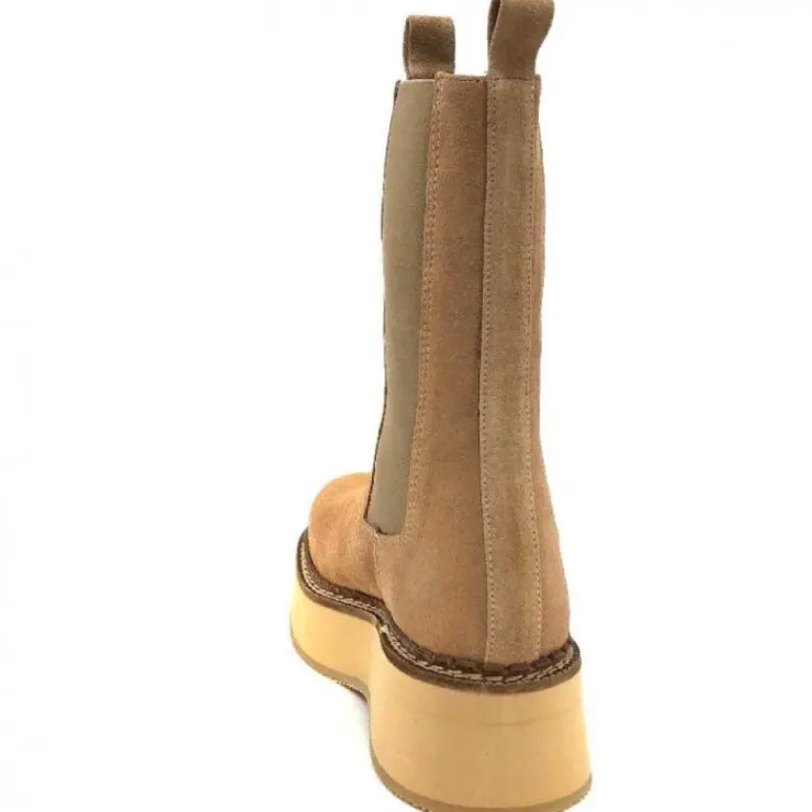 Paloma Barcelo Eerin Daim Nocciolata*Femme Bottines