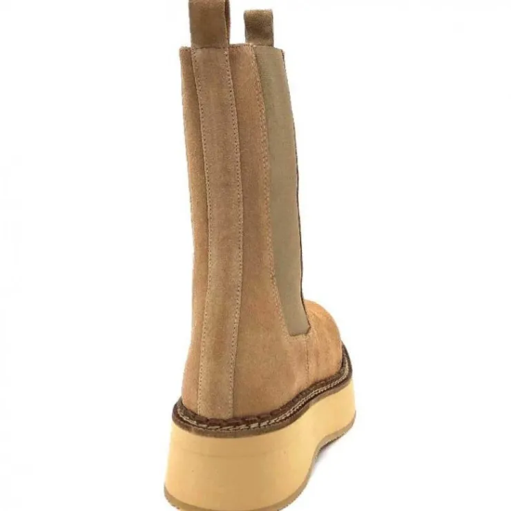 Paloma Barcelo Eerin Daim Nocciolata*Femme Bottines