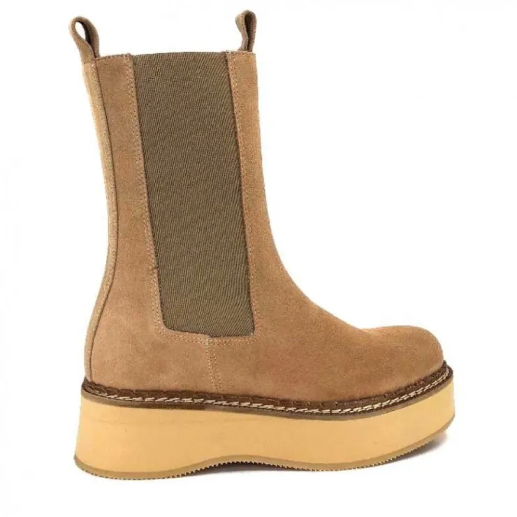 Paloma Barcelo Eerin Daim Nocciolata*Femme Bottines