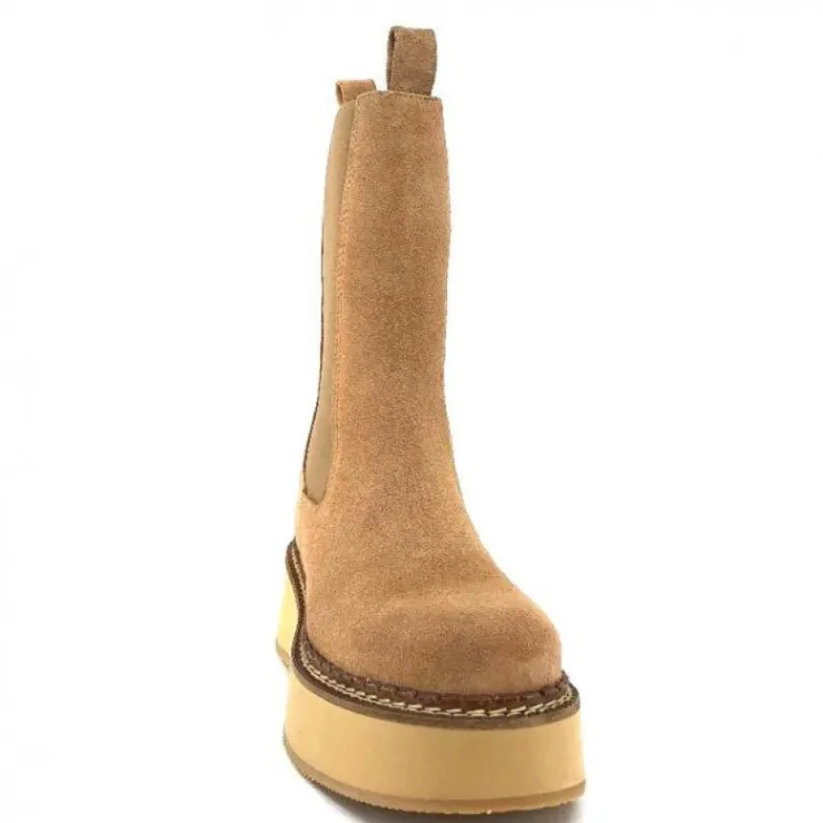 Paloma Barcelo Eerin Daim Nocciolata*Femme Bottines