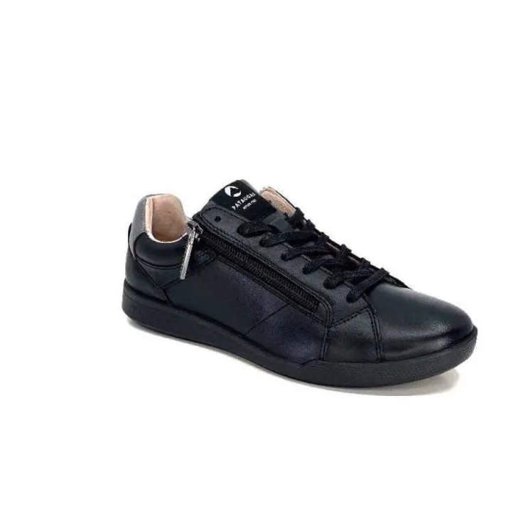Pataugas 628403 Palme Cuir Noir*Femme Baskets
