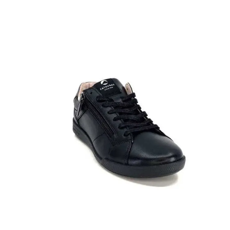 Pataugas 628403 Palme Cuir Noir*Femme Baskets