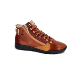 Pataugas 628270 Palme Cuir Rouille*Femme Baskets