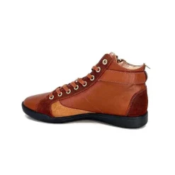 Pataugas 628270 Palme Cuir Rouille*Femme Baskets