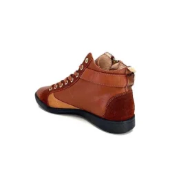 Pataugas 628270 Palme Cuir Rouille*Femme Baskets