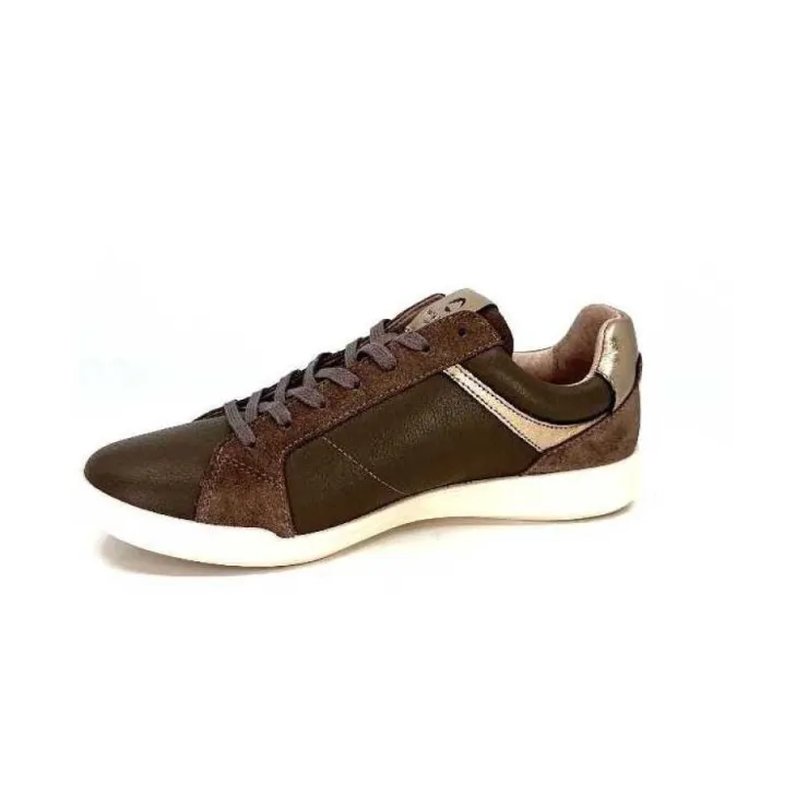 Pataugas 628403 Palme Cuir Taupe*Femme Baskets