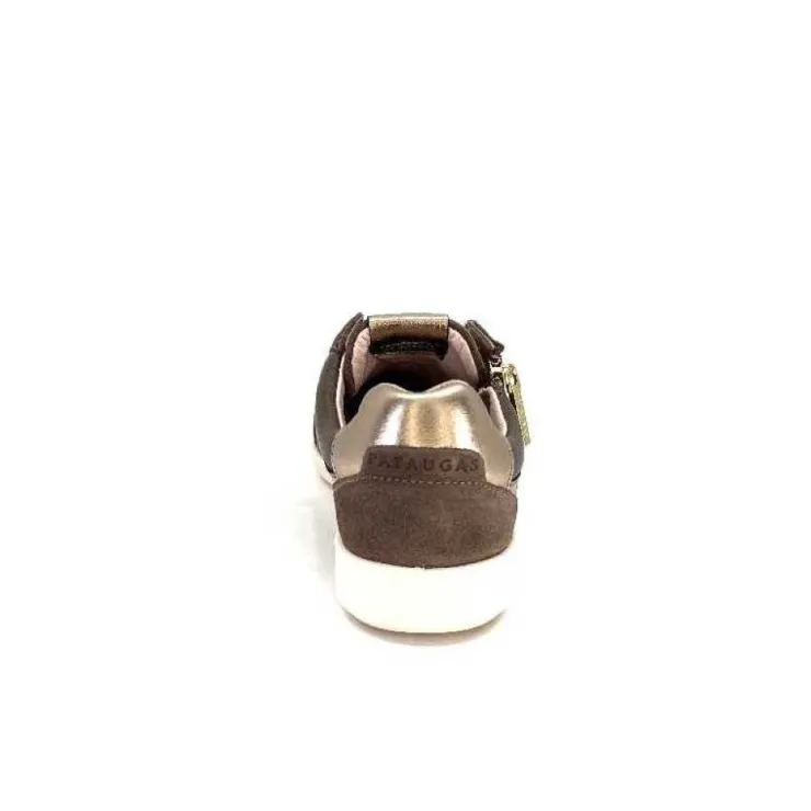 Pataugas 628403 Palme Cuir Taupe*Femme Baskets