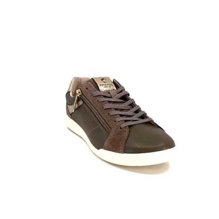 Pataugas 628403 Palme Cuir Taupe*Femme Baskets