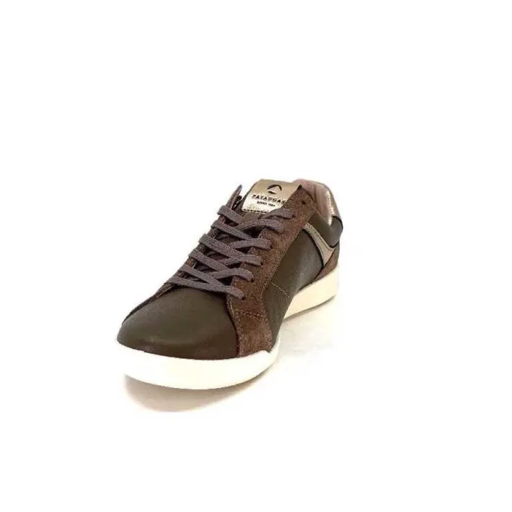 Pataugas 628403 Palme Cuir Taupe*Femme Baskets