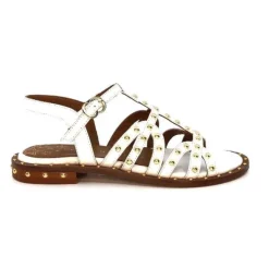 Pedro Miralles 17603 Cuir Blanc*Femme Sandales