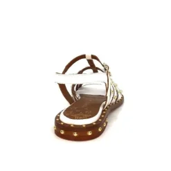 Pedro Miralles 17603 Cuir Blanc*Femme Sandales