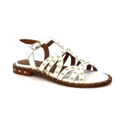 Pedro Miralles 17603 Cuir Blanc*Femme Sandales