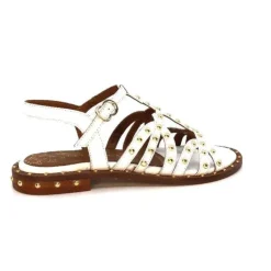 Pedro Miralles 17603 Cuir Blanc*Femme Sandales