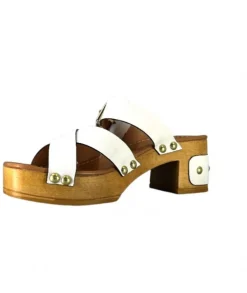 Pedro Miralles 13151 Cuir Blanc*Femme Sandales