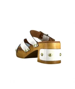 Pedro Miralles 13151 Cuir Blanc*Femme Sandales