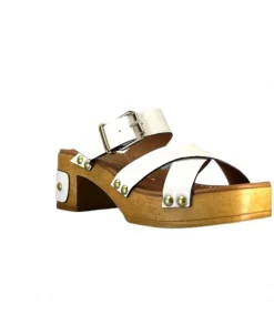 Pedro Miralles 13151 Cuir Blanc*Femme Sandales