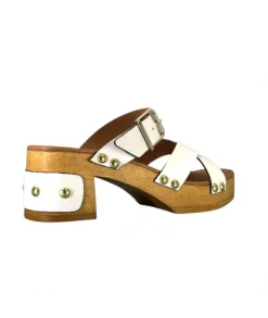 Pedro Miralles 13151 Cuir Blanc*Femme Sandales