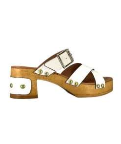 Pedro Miralles 13151 Cuir Blanc*Femme Sandales