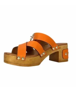 Pedro Miralles 13151 Cuir Orange*Femme Sandales