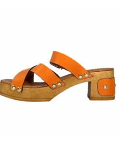 Pedro Miralles 13151 Cuir Orange*Femme Sandales