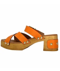 Pedro Miralles 13151 Cuir Orange*Femme Sandales