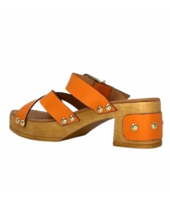 Pedro Miralles 13151 Cuir Orange*Femme Sandales