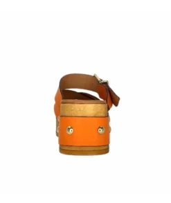 Pedro Miralles 13151 Cuir Orange*Femme Sandales