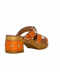 Pedro Miralles 13151 Cuir Orange*Femme Sandales