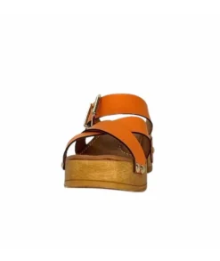Pedro Miralles 13151 Cuir Orange*Femme Sandales