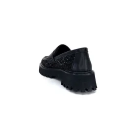 Pedro Miralles 25125 Daim Noir*Femme Mocassins
