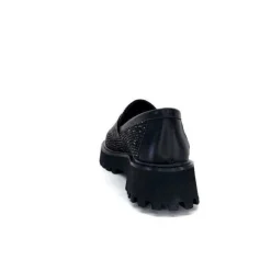 Pedro Miralles 25125 Daim Noir*Femme Mocassins