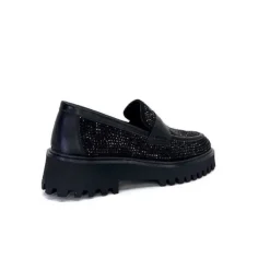 Pedro Miralles 25125 Daim Noir*Femme Mocassins
