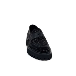 Pedro Miralles 25125 Daim Noir*Femme Mocassins