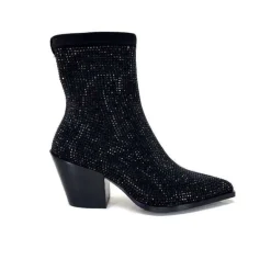 Pedro Miralles 25534 Daim Noir*Femme Santiags