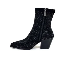 Pedro Miralles 25534 Daim Noir*Femme Santiags