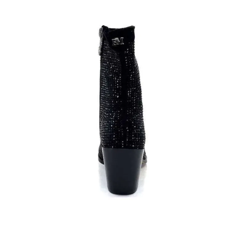 Pedro Miralles 25534 Daim Noir*Femme Santiags