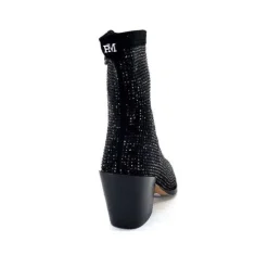 Pedro Miralles 25534 Daim Noir*Femme Santiags