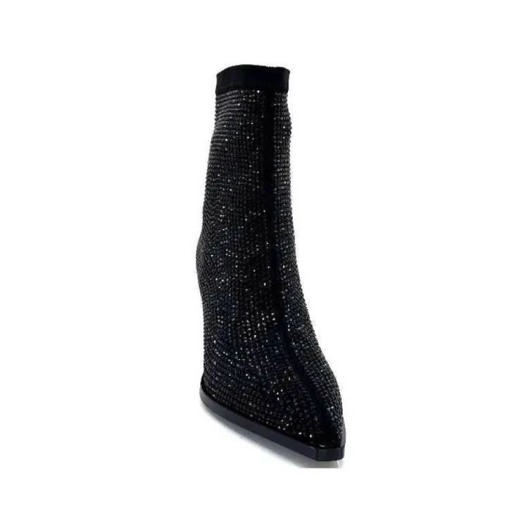 Pedro Miralles 25534 Daim Noir*Femme Santiags