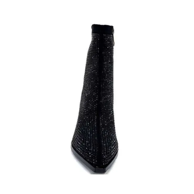 Pedro Miralles 25534 Daim Noir*Femme Santiags