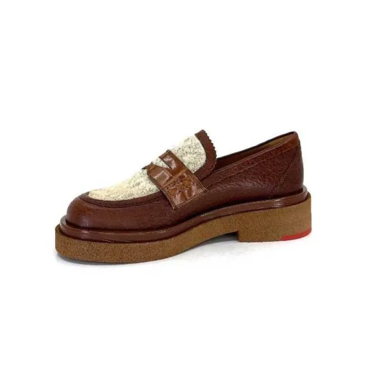 Pertini 32416 D 10 Cuir Marron*Femme Mocassins