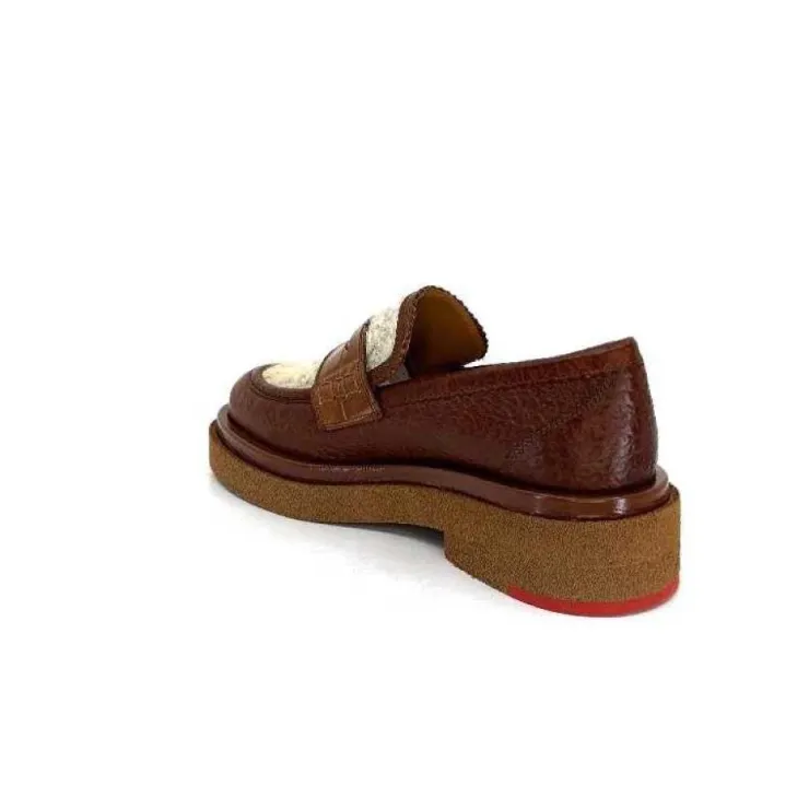 Pertini 32416 D 10 Cuir Marron*Femme Mocassins