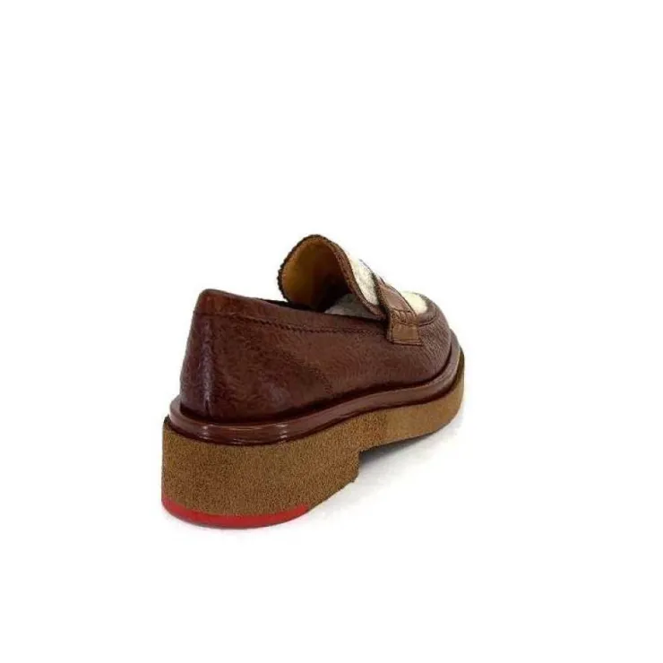 Pertini 32416 D 10 Cuir Marron*Femme Mocassins