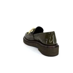 Pertini 32420 D4 Cuir Glace Kaki*Femme Mocassins