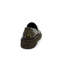 Pertini 32420 D4 Cuir Glace Kaki*Femme Mocassins