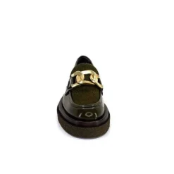 Pertini 32420 D4 Cuir Glace Kaki*Femme Mocassins