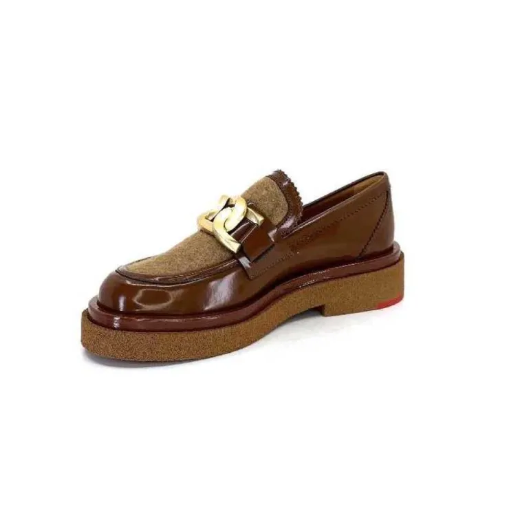 Pertini 32415 D1 Cuir Glace Marron*Femme Mocassins
