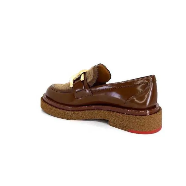 Pertini 32415 D1 Cuir Glace Marron*Femme Mocassins