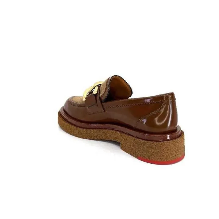 Pertini 32415 D1 Cuir Glace Marron*Femme Mocassins