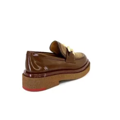 Pertini 32415 D1 Cuir Glace Marron*Femme Mocassins